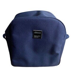 Decor Navy Blue Insulated Cooler Bag